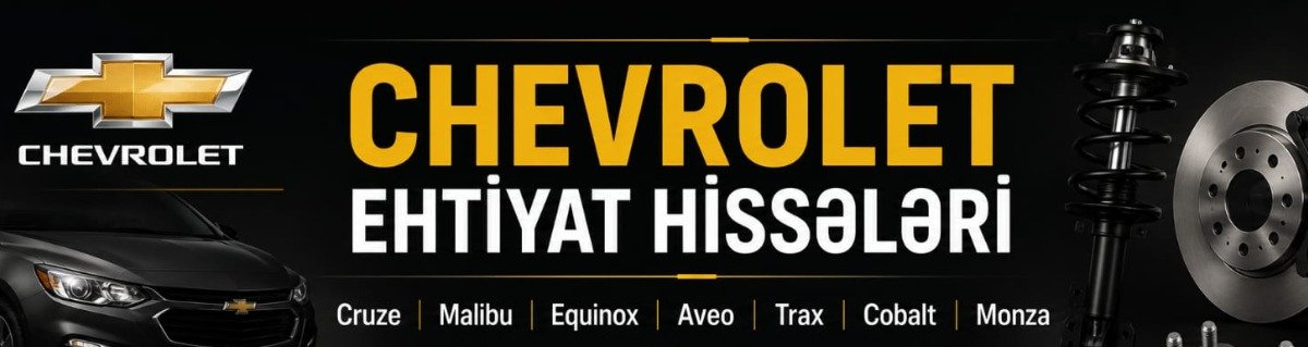 Chevrolet Avto mağazası banneri