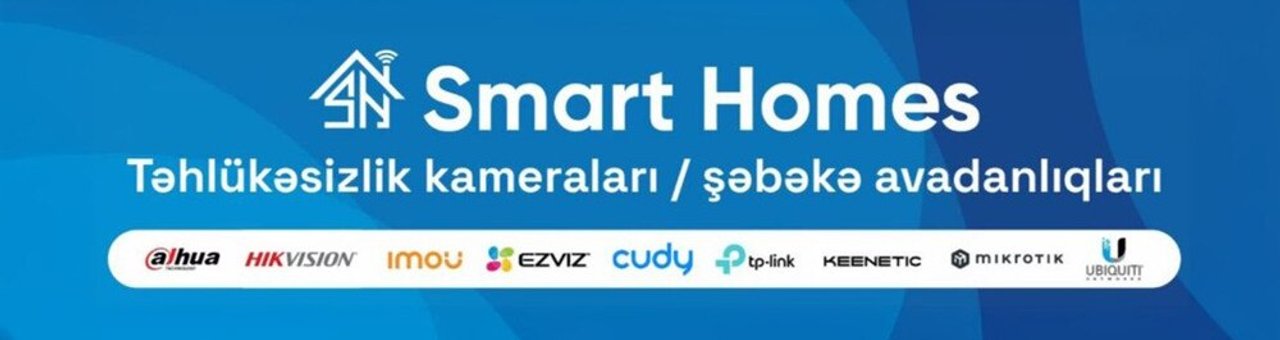 Smart Homes mağazası banneri