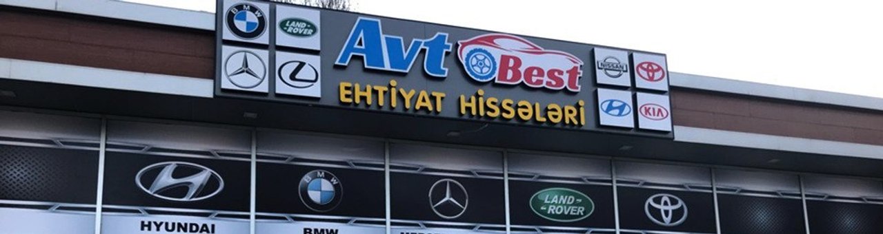 AvtoBest mağazası banneri