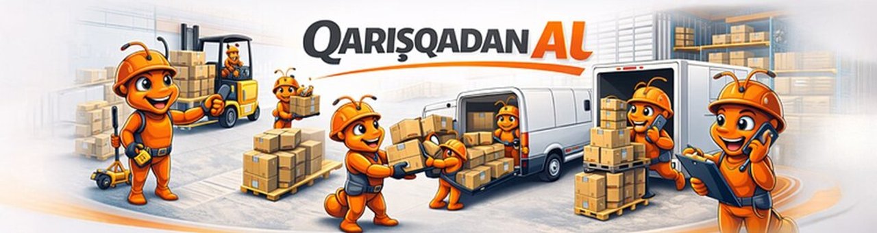 Qarışqadan Al mağazası banneri