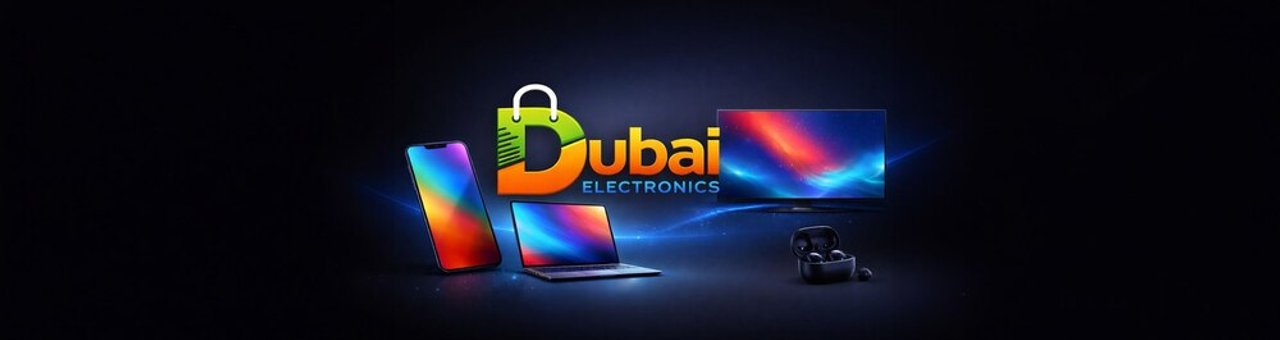 Dubai Electronics mağazası banneri