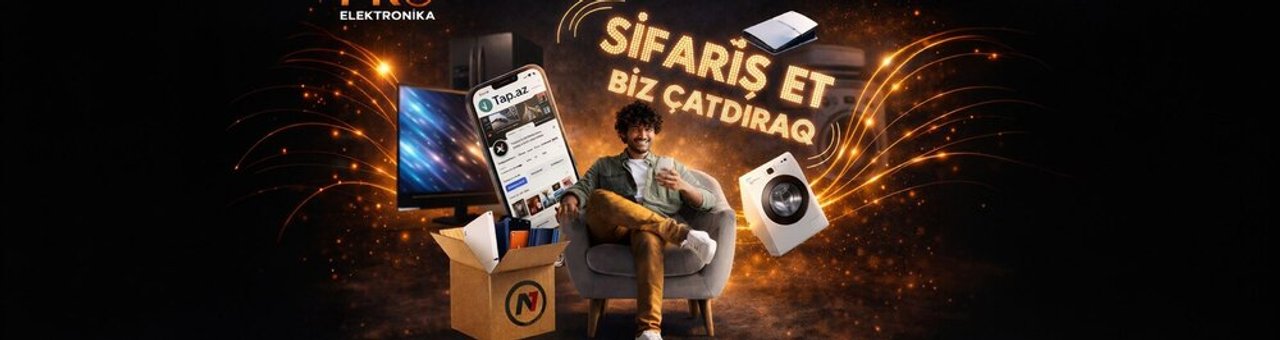 Elektronika Nömrə 1 pro mağazası banneri