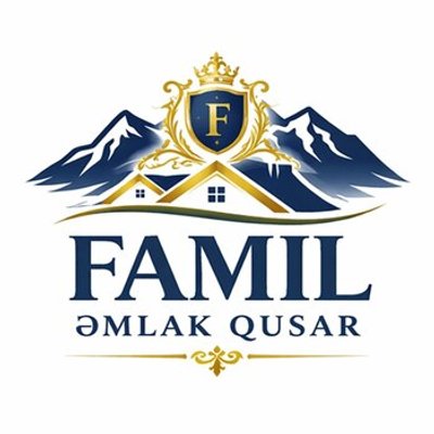 Famil Qusar Əmlak mağazası logosu