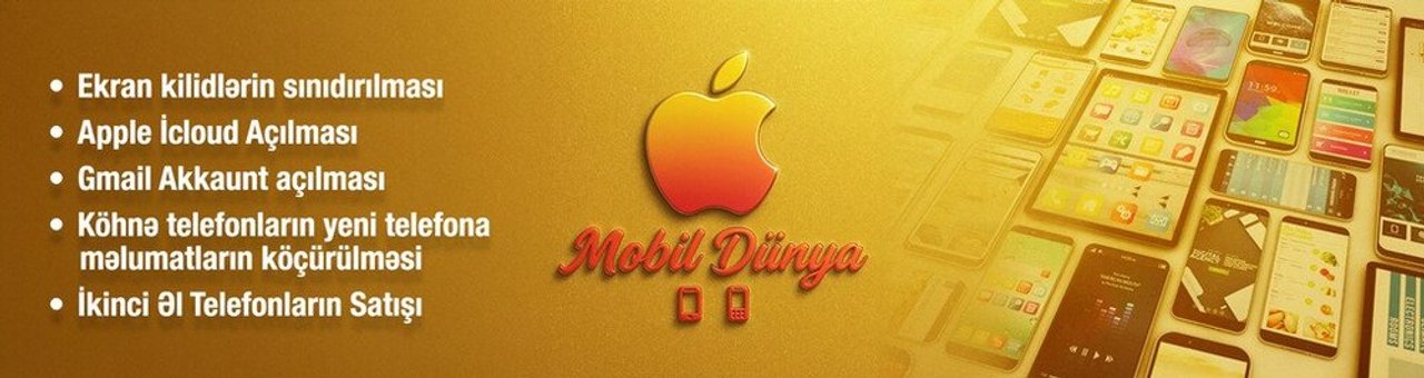 Mobil Dünya mağazası banneri
