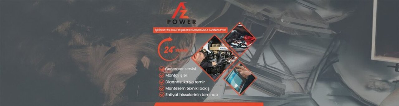 Az Power mağazası banneri