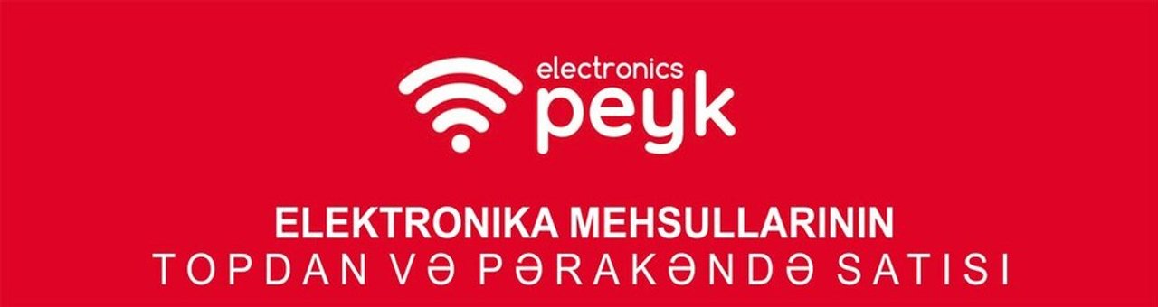 Peyk Electronics mağazası banneri