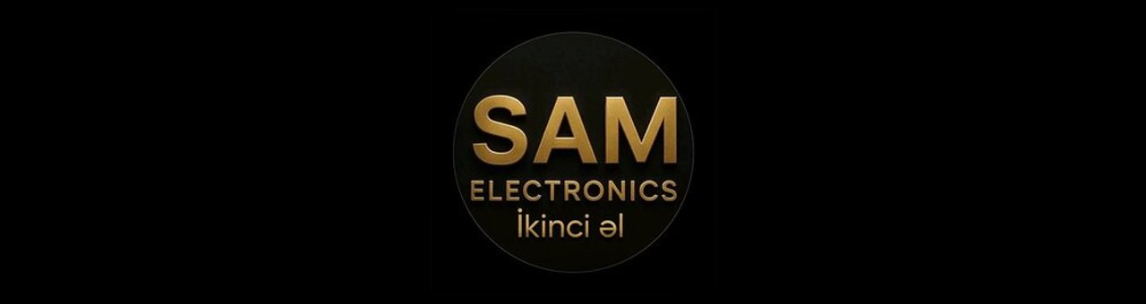 Sam Electronics ikinci Əl mağazası banneri