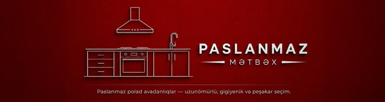 Paslanmaz Mətbəx mağazası banneri