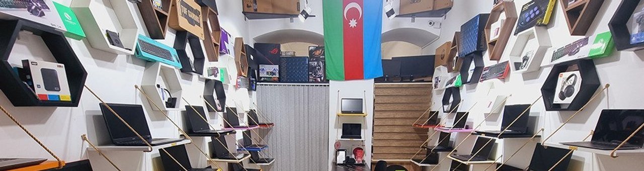Baku Notebook mağazası banneri