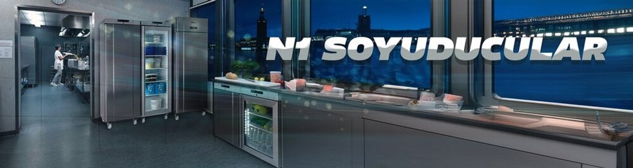 N1 Soyuducular mağazası banneri
