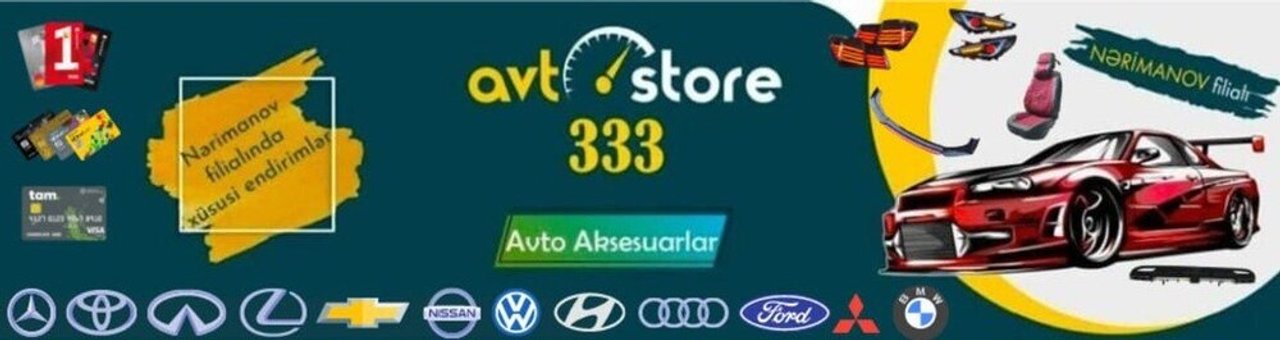 Avto Store 333 mağazası banneri