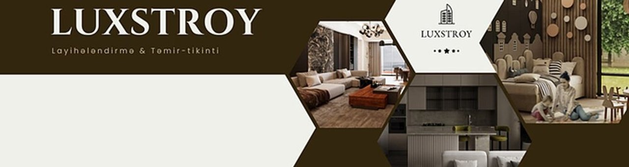 Luxstroy mağazası banneri