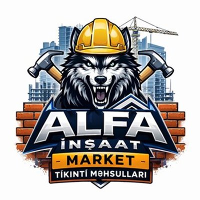 Alfa İnşaat mağazası logosu