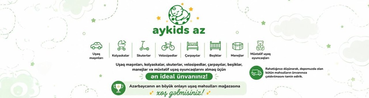 Aykids Az mağazası banneri