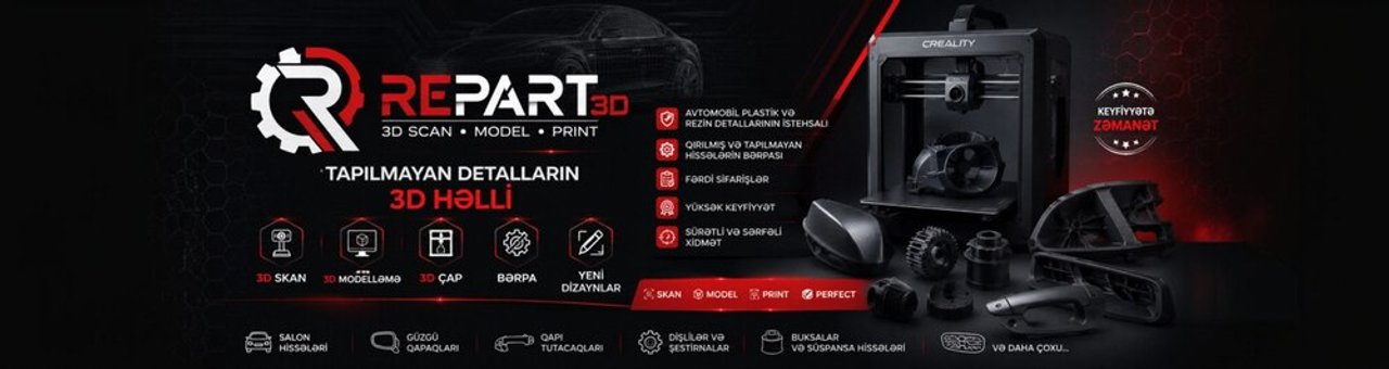 RePart 3D mağazası banneri