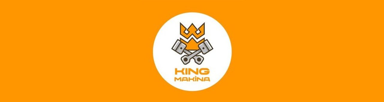 King Makina mağazası banneri