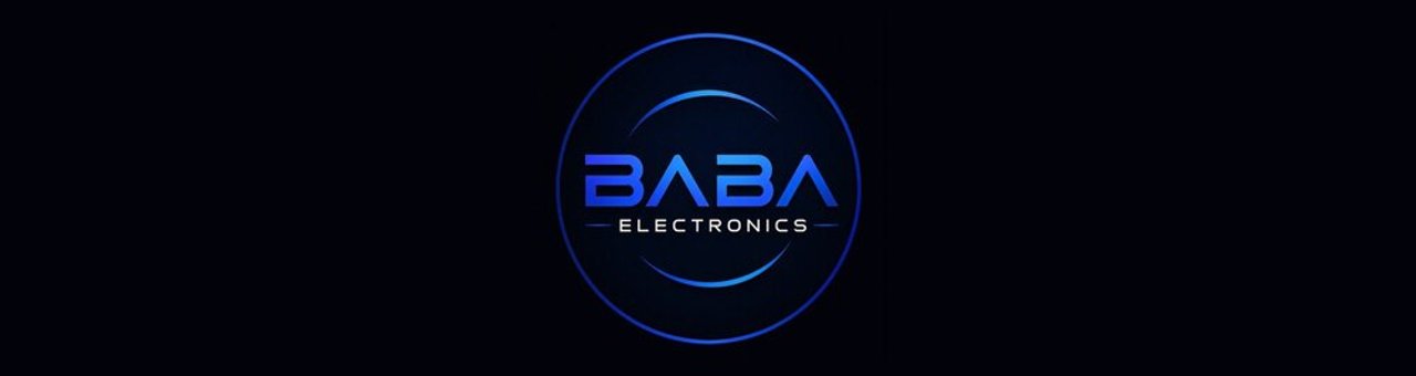 Baba Electronics mağazası banneri