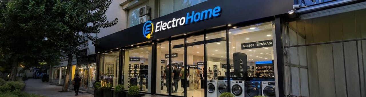 ElectroHome mağazası banneri