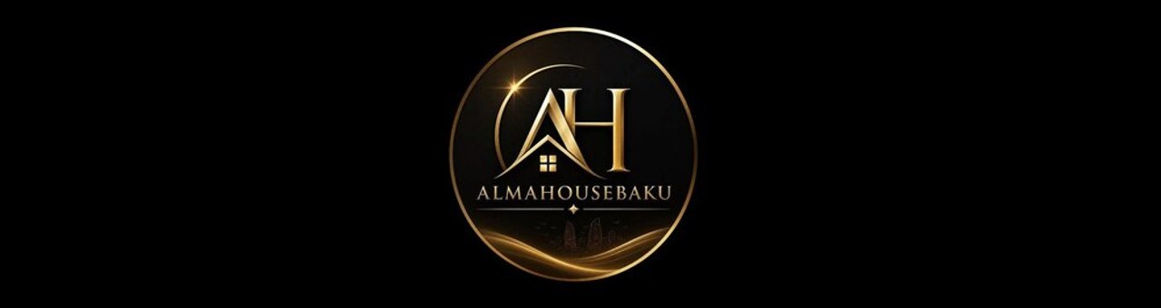 Alma House Baku mağazası banneri