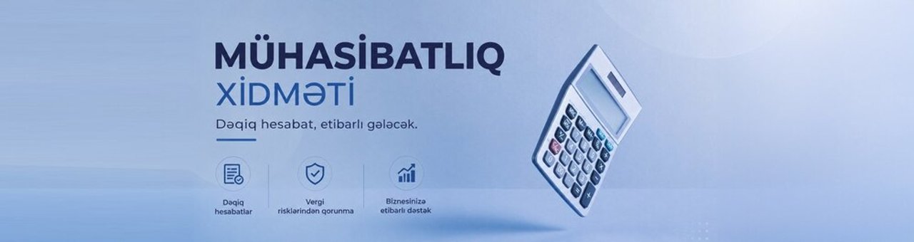 Mühasibat Xidməti mağazası banneri